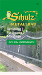 Mobile Screenshot of metallbauschulz.de